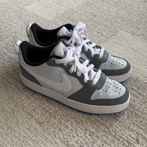 Nike Dunks Dual-Tone Gray and White Sneakers